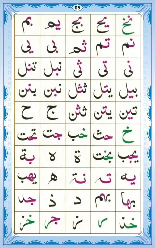 Noorani Qaida Lesson Page 05: Tanween