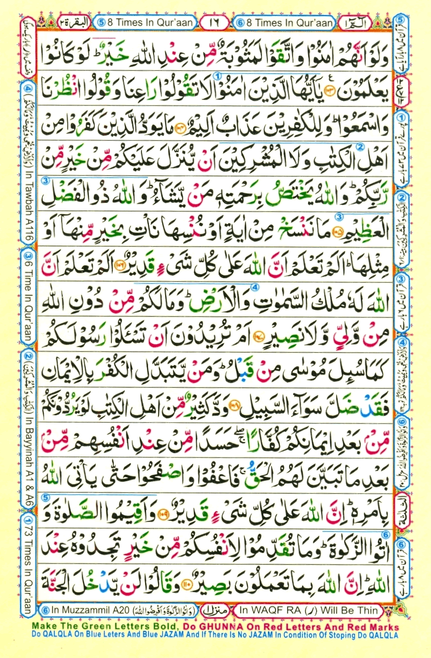 Holy Quran Para 1 (Alif Lam Meem) — Page 15 of 19